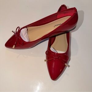 NWOT - Elegant Red Women's Ballet Flats